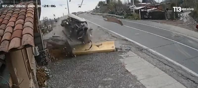 T13 - Impresionante choque en Las Vizcachas