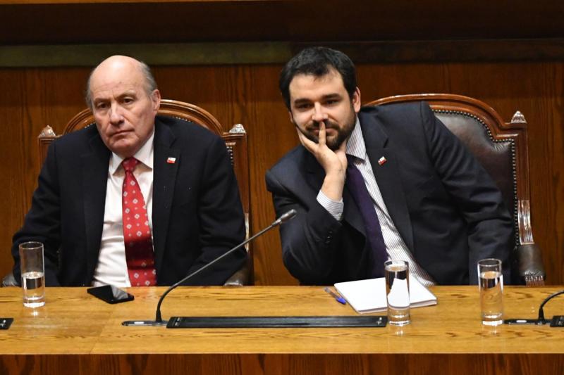 Agencia Uno - Exsubsecretario de Hacienda, Juan Pablo Rodríguez, junto al ministro Quiroz