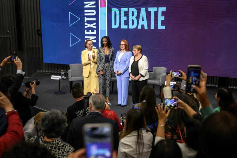 AFP - Michelle Bachelet participará en otro debate por la ONU