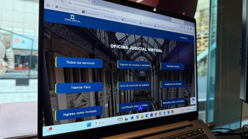T13.cl - Oficina Judicial Virtual, plataforma del Poder Judicial