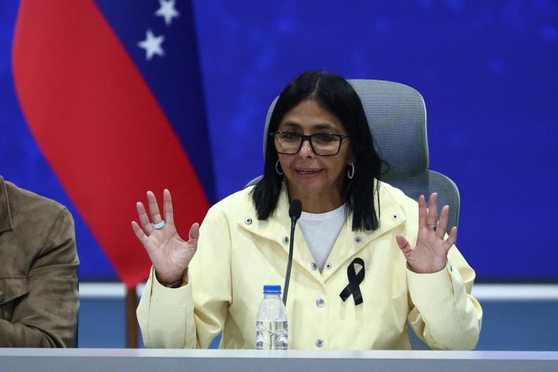 Delcy Rodríguez recuerda su último encuentro con Maduro - AFP