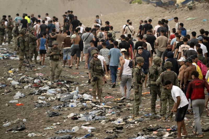 AFP - Lo que se sabe de la entrada masiva de migrantes en el territorio español de Ceuta