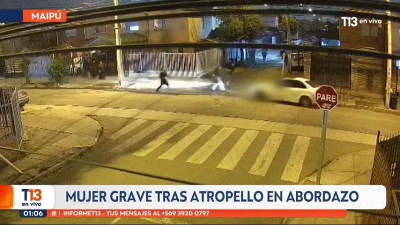 "Me tomaron del pelo, me pegaron": Habla víctima de abordazo en automóvil con cuatro niños en su interior en Maipú
