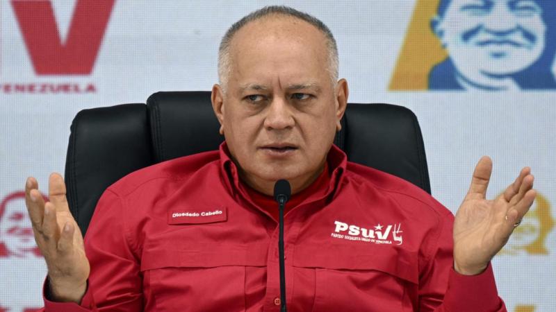 AFP - Ministro venezolano Diosdado Cabello