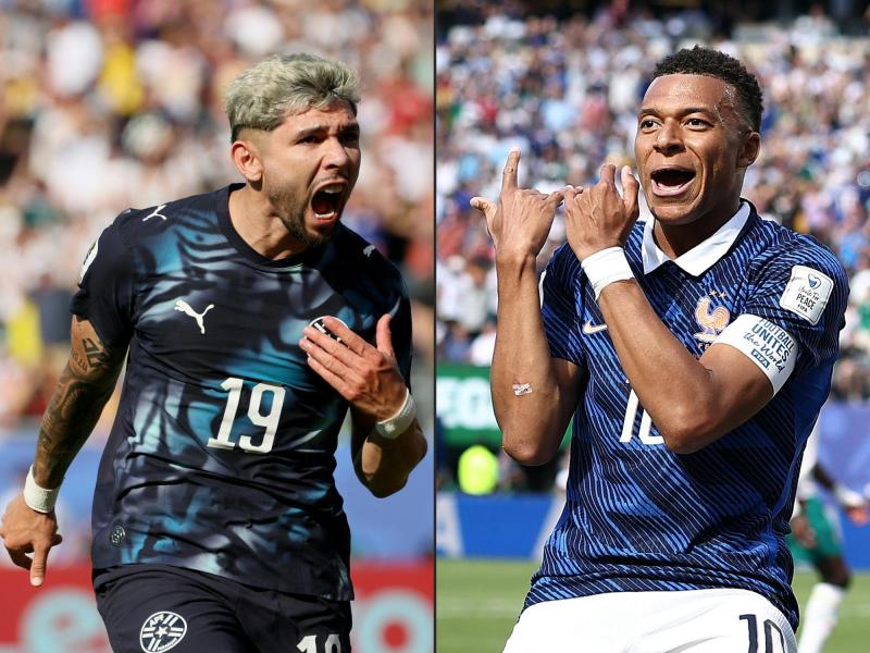 Paraguay enfrenta a Francia en el Mundial - AFP
