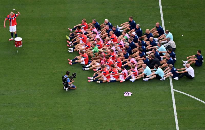 AFP - El "remo vikingo" de la selección de Noruega en el Mundial 2026