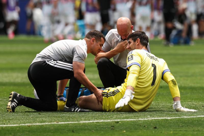 AFP - La lesión del portero belga Thibaut Courtois