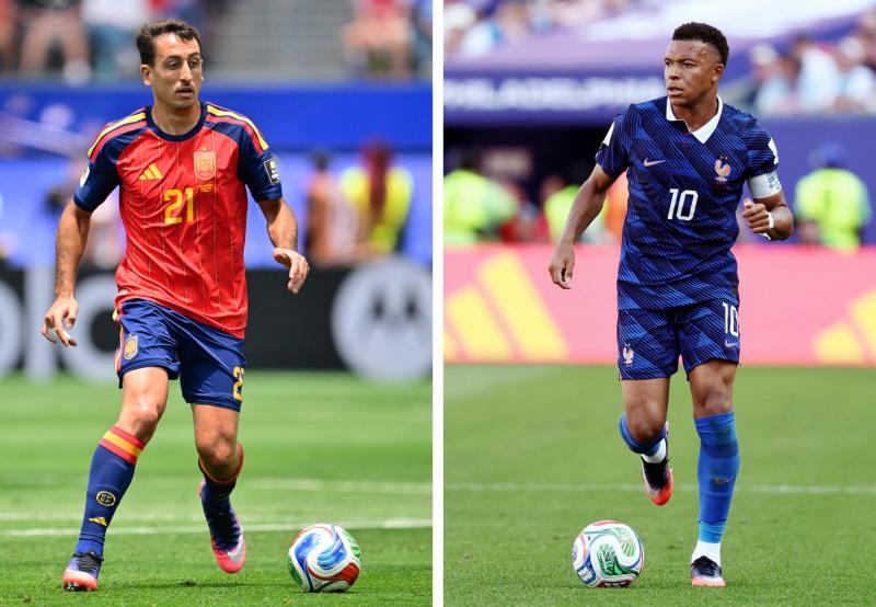 Francia enfrenta a España por el Mundial - AFP