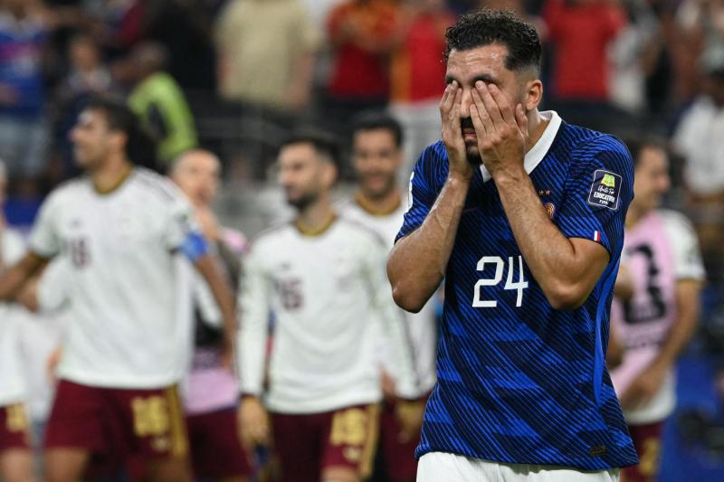 El enojo de figura de Francia tras caer ante España en el Mundial - AFP