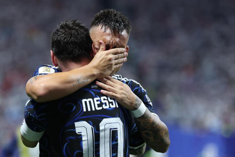 VIDEO | El agónico gol de Lautaro Martínez para clasificación de Argentina - AFP