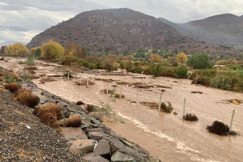 Agencia UNO referencial - Declaran Alerta Roja para cuatro comunas de Valparaíso por desborde del río Aconcagua