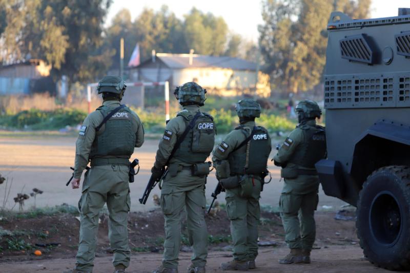 Agencia Uno - Funcionarios del GOPE de Carabineros