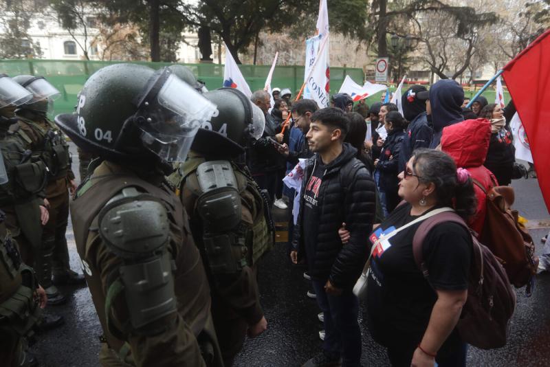 Agencia Uno - Protestas en la Alameda de la Confusam