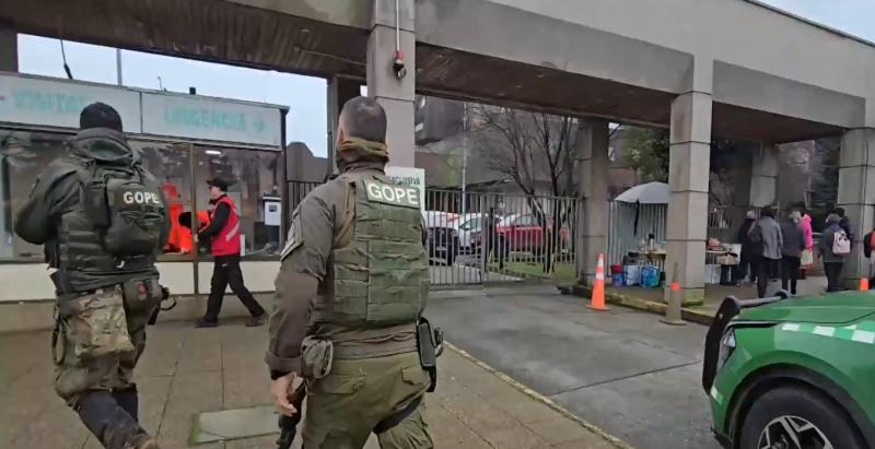 T13 - Carabineros baleados en Valdivia