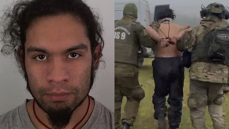 T13/ Carabineros - Un audio fue clave para vincularlo con el crimen del cabo Naín: quién es "El Rana", detenido tras balear a dos carabineros en Valdivia