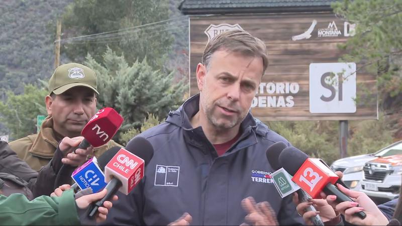 Delegado Codina actualizó la búsqueda de los desaparecidos en el Cajón del Maipo - T13