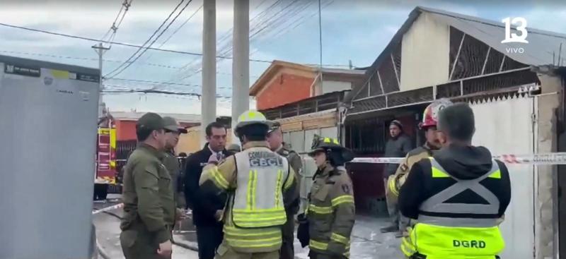 T13 - Dos hermanos fallecieron tras incendio en Colina