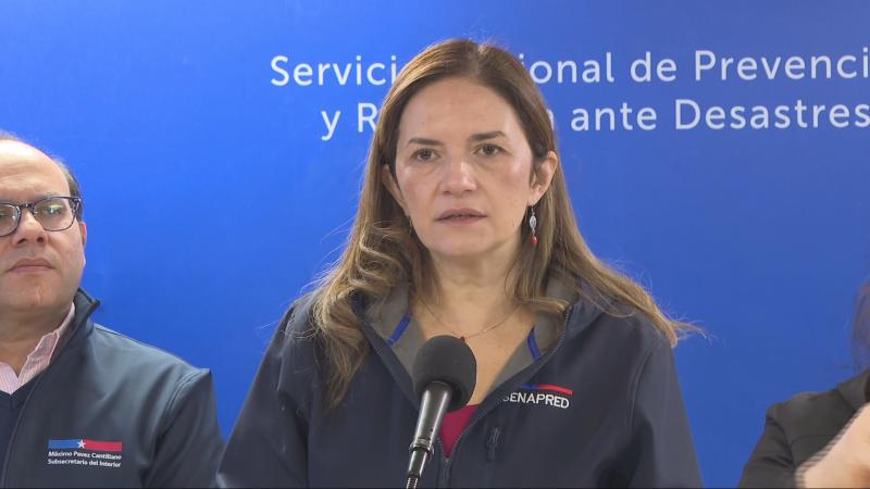 Directora de Senapred actualizó cifras del sistema frontal - T13