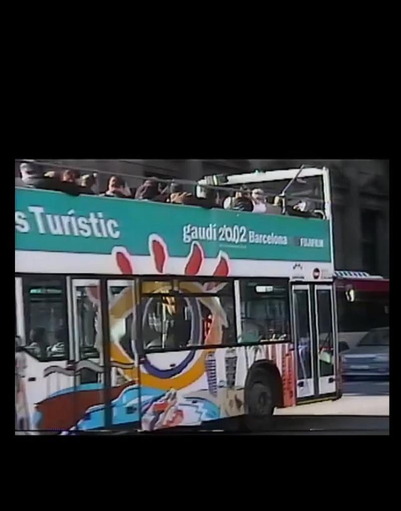 Captura TikTok - Así lucía Barcelona en 2002, captado por una chilena