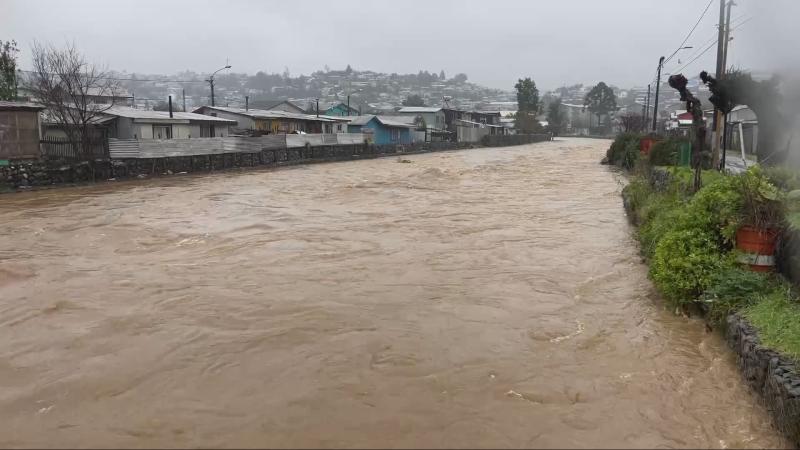 Alerta SAE por desborde del río Curanilahue - T13