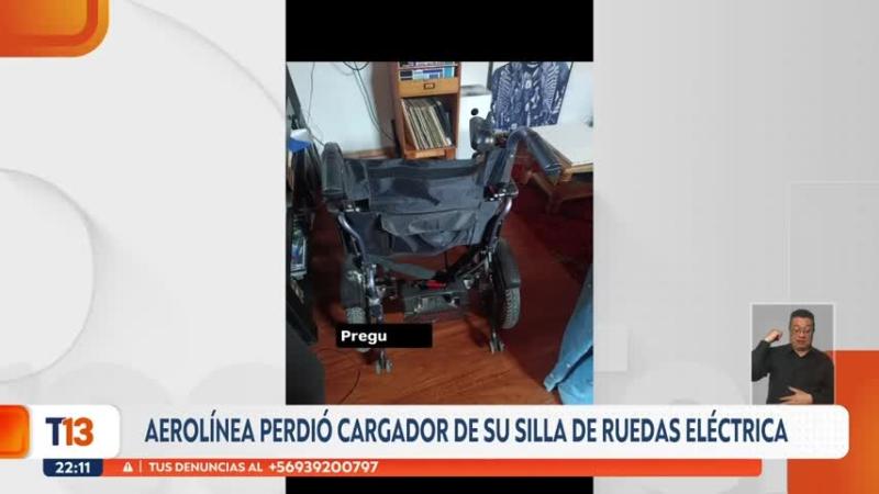 Mujer con discapacidad denuncia a Latam por daño en su silla de ruedas | T13