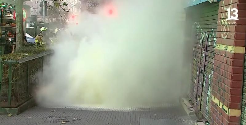 Tu Día - Incendio en pleno centro de Santiago