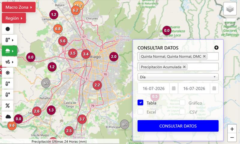 ¿Cuánto ha llovido? Así puedes revisar los milímetros de agua caída
