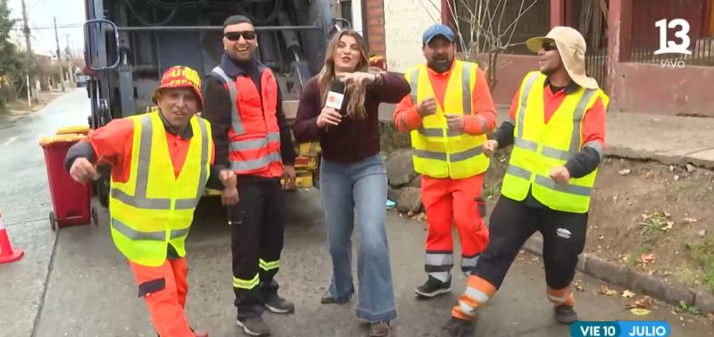 Recolectores de basura se lucen con el "viking row" - T13