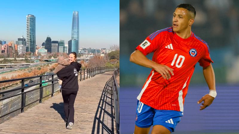 Instagram/Photosport - Pareja de Alexis Sánchez calificó la comida chilena
