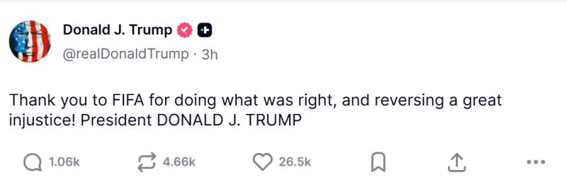 Donald Trump (@realDonaldTrump) | Truth Social
