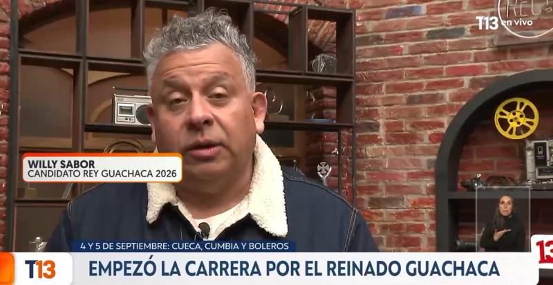 T13 - Willy Sabor, candidato a rey Guachaca 2026