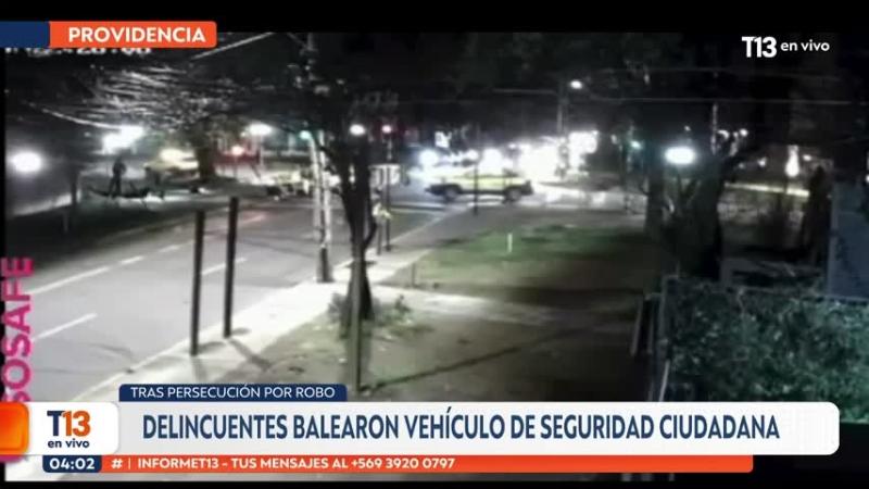 Delincuentes roban tienda y disparan contra inspectores municipales en Providencia: Lograron darse a la fuga
