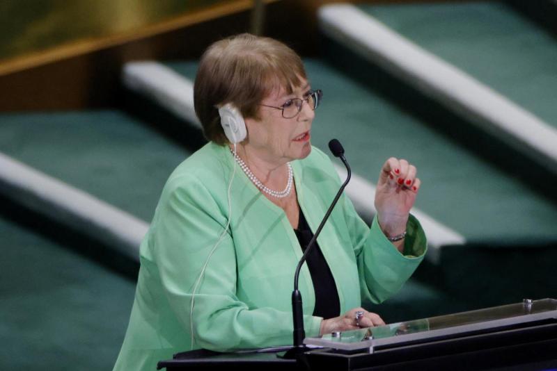 La carta de la expresidenta Bachelet tras las preliminares - AFP