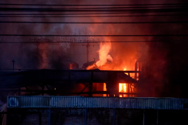 Agencia Uno - Incendio en empresa de Quilicura