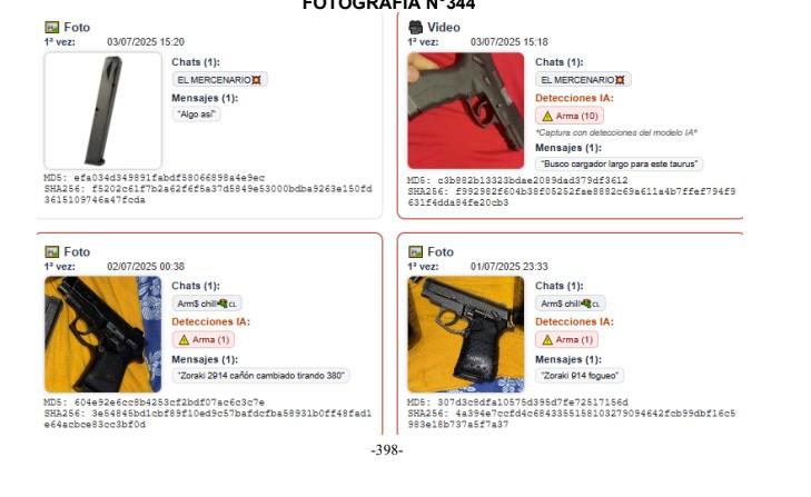 "Adrián" vendía pistolas por Telegram. Se investiga si ese armamento es el mismo que usaba para concretar los secuestros en el barrio Bellavista.