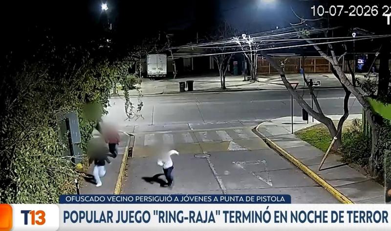 T13 - Sujeto persiguió a jóvenes en Vitacura