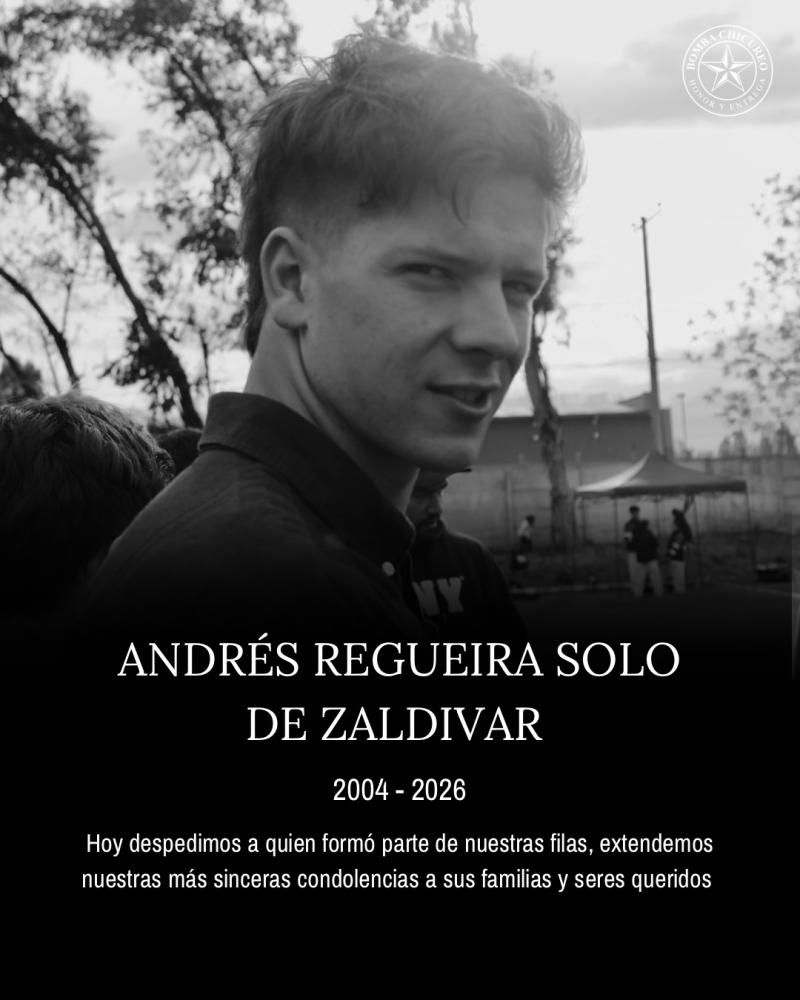 Instagram - El comunicado de la Quinta Compañía de Chicureo por muerte de joven chileno