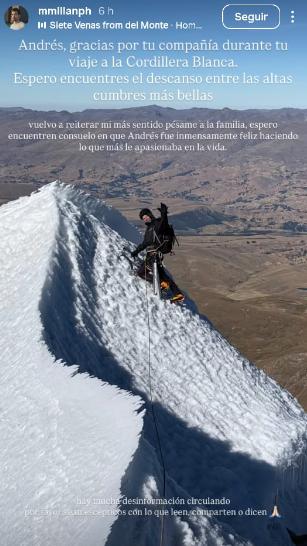 Instagram - La despedida de Michael Millán a chileno que murió en Perú y su aclaración por publicación que desató críticas