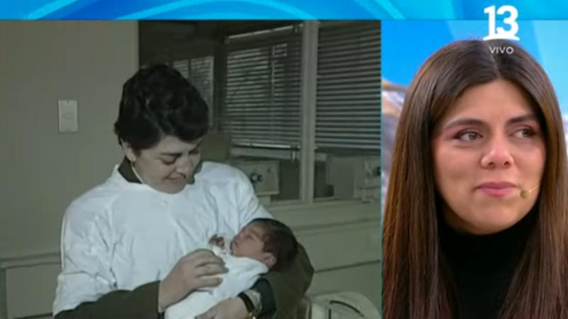 El emotivo reencuentro entre mujer que fue abandonada y carabinera - Tu Día