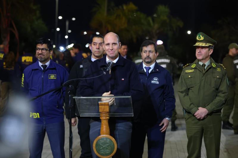 PDI - Ministro Arrau en megaoperativo nacional tras anuncio de la ACOT