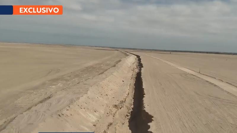 El avance de la zanja en Arica y Parinacota - T13