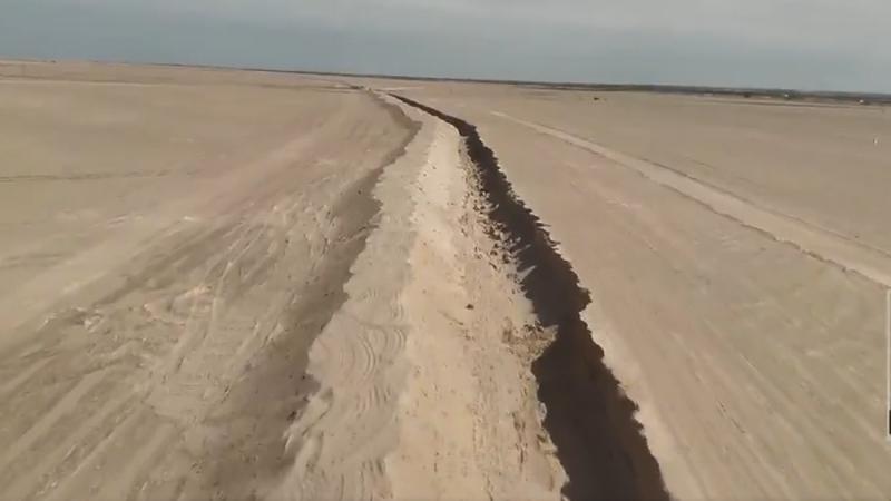 El avance de la zanja en Arica y Parinacota - T13