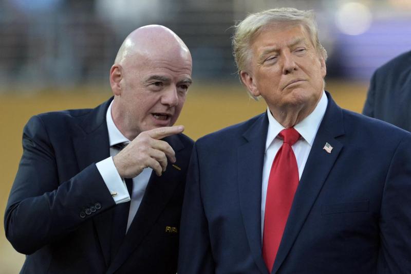 AFP News | Gianni Infantino y Donald Trump