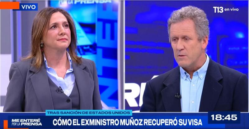 T13 - El exministro de Transportes y Telecomunicaciones, Juan Carlos Muñoz conversó con Mónica Pérez en 'Me enteré por la prensa'