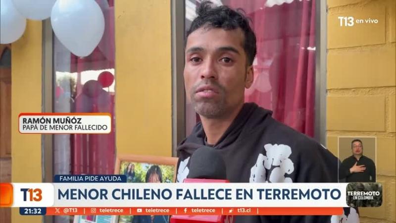 Tenía 6 años y vivía allá hace un mes: Qué se sabe del niño chileno fallecido en terremoto de Colombia