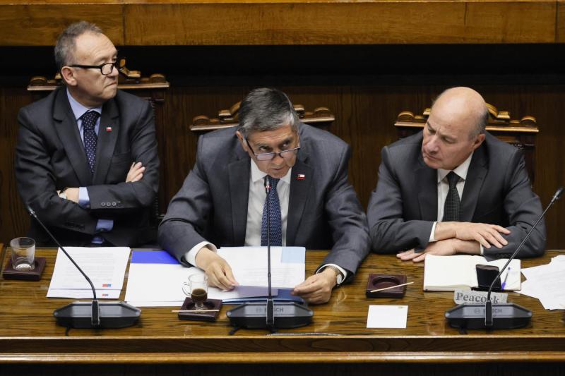 Aton- Ministros José García, Claudio Alvarado y Jorge Quiroz