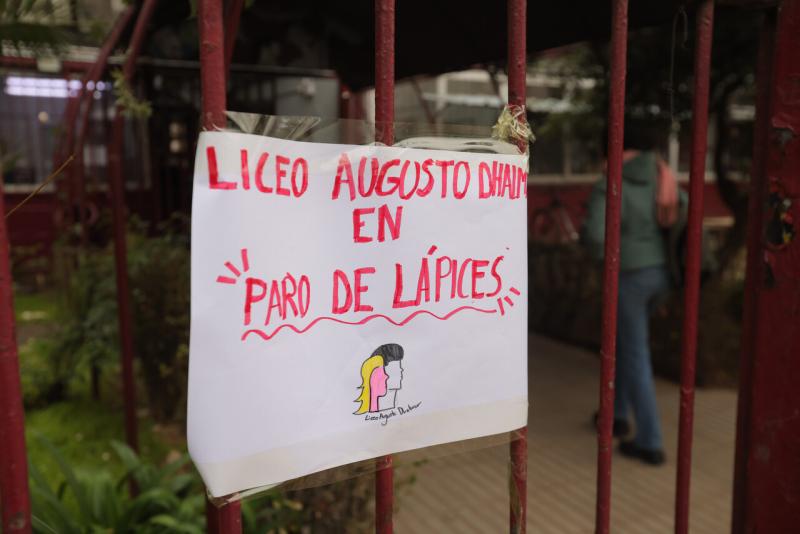 Aton - Paro en Liceo Augusto D'Halmar