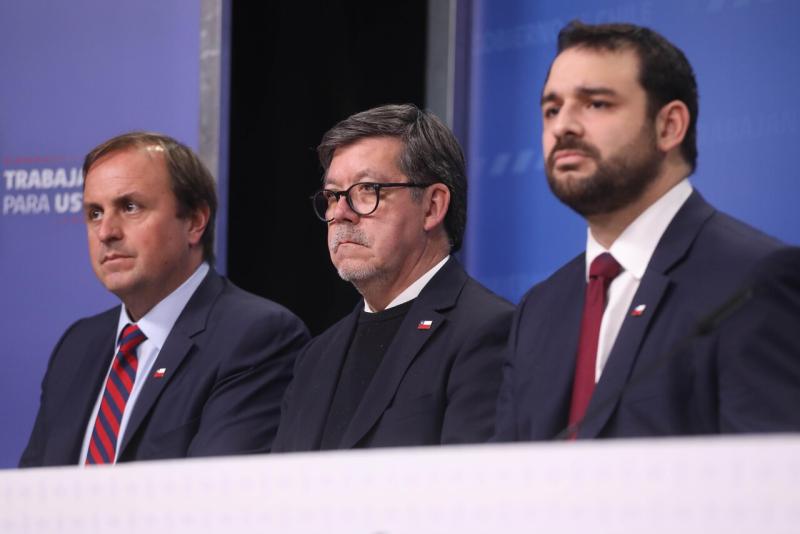 Agencia Uno - Francisco Riveros, el primero de izquierda a derecha.