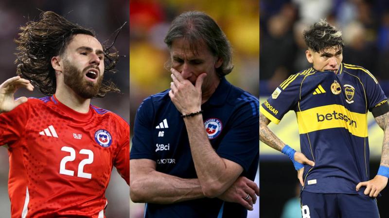 AFP News | Ben Brereton, Ricardo Gareca, Carlos Palacios