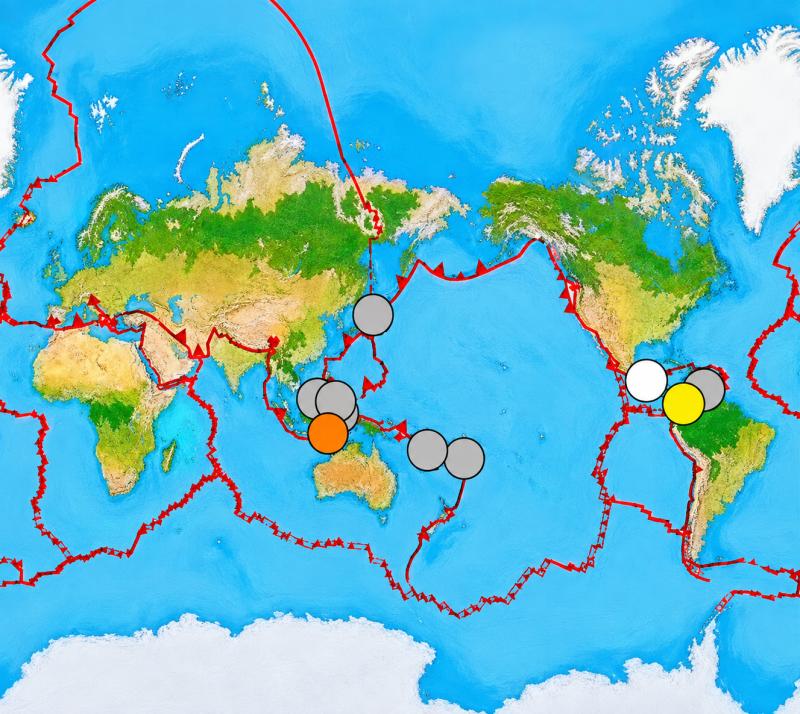 ¿Podrían los terremotos de Colombia e Indonesia desencadenar uno en Chile? | Gráfica T13 Finde